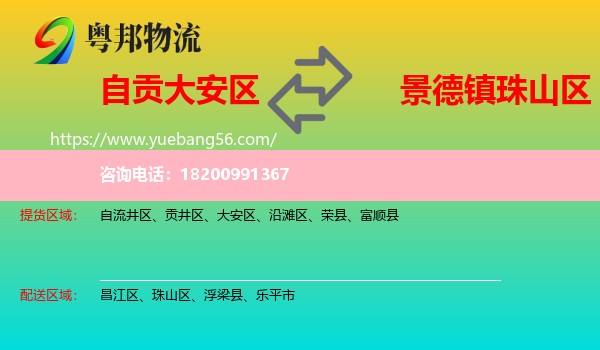 大安區(qū)到珠山區(qū)物流